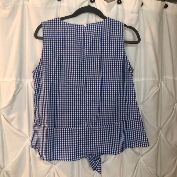 Blue Checkered Tank - Picture 3 of 3